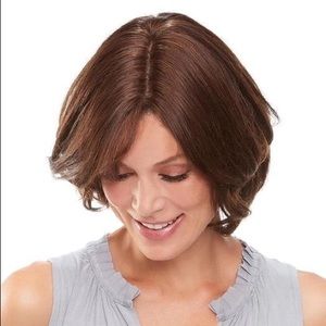 ⭐️NWT JON RENAU HD EASIPART HAIR TOPPER, 8” LENGTH COLOR COCOA #8⭐️